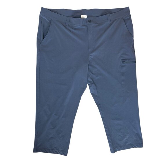 Columbia Hiking Pants Mens 46x26 Narrow Pointe Lightweight Stretch Blue - Picture 2 of 7